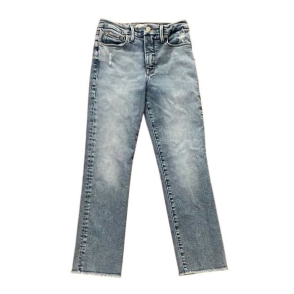 Good American Denim - Good American Good Legs Straight Denim Blue Jeans Womens Size 8 / 29 GLS900T